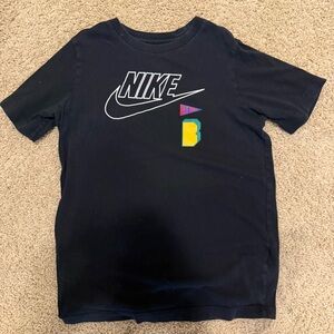 Nike Black Tee with Colorful Graphic